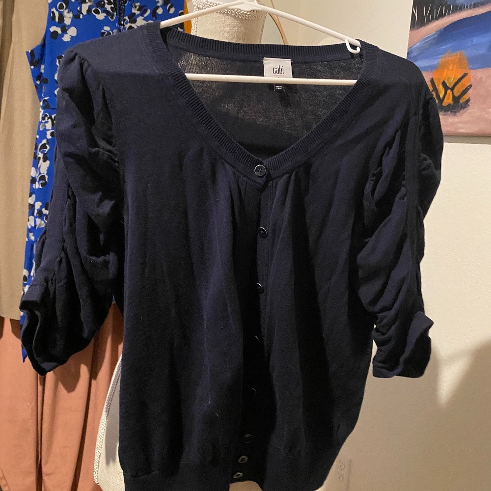 Navy sweater